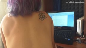 How not to let my stepfather work, he punished me with a delicious fuck