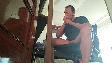 Big dick in action