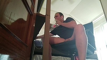 Big dick in action