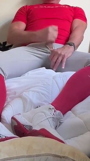 Alpha Baseball Playerjockdad87 Is at It Again Shooting His Jock Cum in Baseball Gear