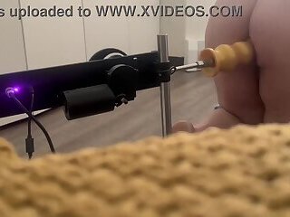 Machine-Mounted Deep Stretch Thick Silicone Ride