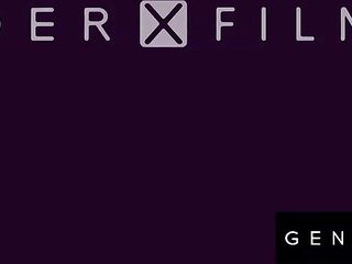 GENDERX FILMS - Lascivious Trans In Underware Aphrodite Adams Teases Gracie Jane With Her Schlong