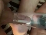 Cum inside vacuum