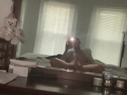 MIXED TEEN JERKS OFF IN MIRROR