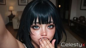 i went up to yunli and offered her money if she could milk me dry, but she seriously underestimated my cock.[ai]