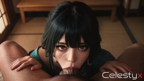 i went up to yunli and offered her money if she could milk me dry, but she seriously underestimated my cock.[ai]