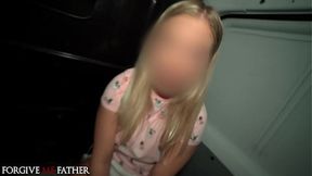 Raw and rough fuck in the back of a van