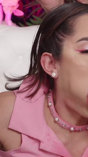 Tame Version Perverted Babe Chloe Amour Begs to Get Fucked by 2 Random Guys!