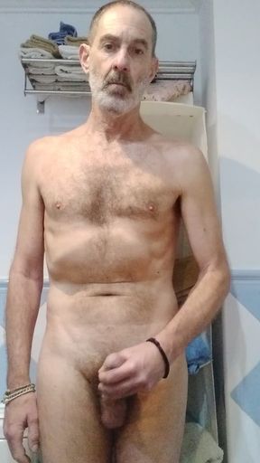 Masturbating