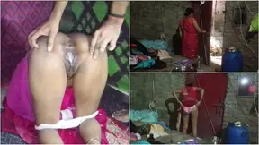 Indian mom enjoys horny fucking with nephew in Hindi audiostream