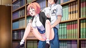 Hentai - fuck in library
