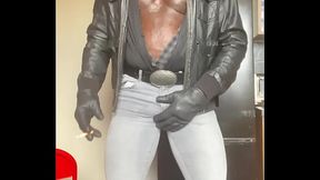 Muscle Stepdad Engages in Smoke &amp_ Stiff Cock Extreme Ejaculation