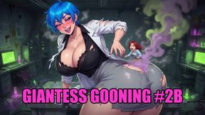 Giantess Gooning #2B: Giantess Goddess Fart Trance (Animated)