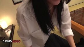 Busty Japanese MILF Chokes Gushing Cock Worship Blowjob Destroyed