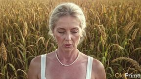 experienced granny with heavy tits deepthroats thick cock to the base [ai]