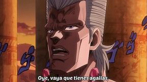 jojo'_s bizarre adventure stardust crusaders Egypt Arc capitulo 4 (sin censura)