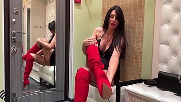 The prostitute got an orgasm