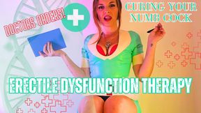 Erectile Dysfunction Therapy - Curing Your Numb Cock