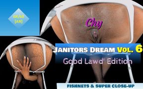 Janitor's Dream Vol. 6 - Thick BBW Fishnets and Gaping up-close Asshole