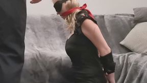 Dress TORN Off Gagged and Tied Up