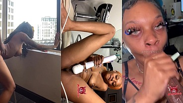 Kashofficials blowjob and masturbation compilation