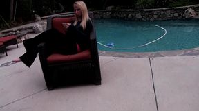 mandy armani blowjob in high heels for mike hunt