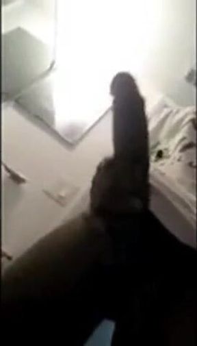 Big Black Cock on Webcam 2