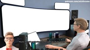 SexBot 42 - cumshot in tutor's panties
