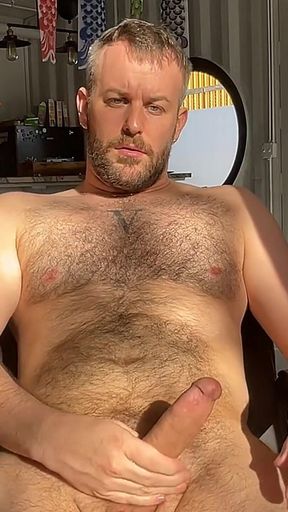 Ben York Jerks off in the Sunlight W Lovense