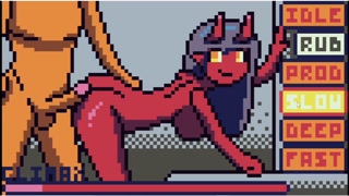 Pixel Art Porn Red Demand getting Hard Anal Fuck