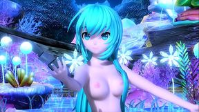 Hatsune Miku Tale of the Deep Sea Lily Project diva Nude Mod Full Nude
