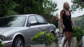 Michelle Ferrari in very hot moments during her first porn movie