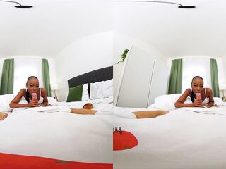 French Babe Malia Lenoir Eats Your Cock for Breakfast - VR