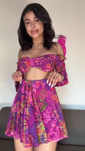 Floral summer dress
