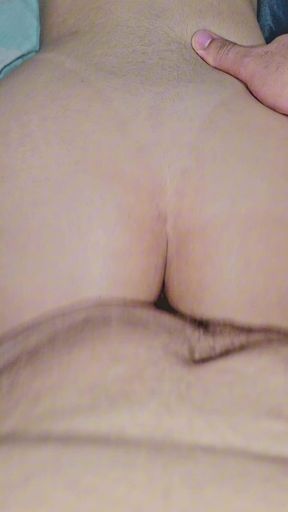 Fucking my stepsister with a anal plug.