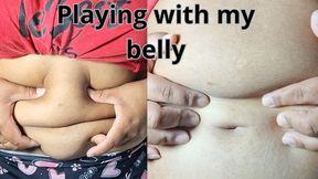 Playing with my fat belly
