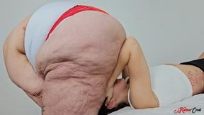 135KG MATURE BBW FACESITTING DOMINANCE OVER THE MAID - BARBARA COLOSSOS - CLIP 3 - NEW DECEMBER 2025