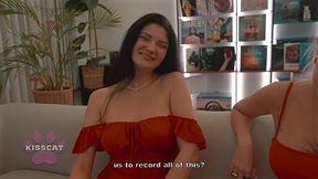 foxy dreams came to a swinger date and starred in home porn with kisscat and mrcat