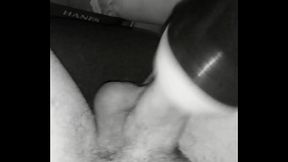 Masturbating with Fleshlight - Stroking My Cock