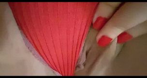 This is the only way I can caress my virgin pussy.