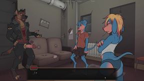 Wife watches husband get destroyed by huge furry dog in raw NTR slop