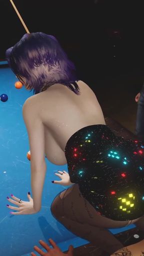 3D Big Boobs Slut MILF Cheating with Big Cock in Pubic