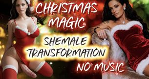 MISTRESS RAVENS SHEMALE TRANSFORMATION - SANTAS CHRISTMAS MAGIC : NO Music