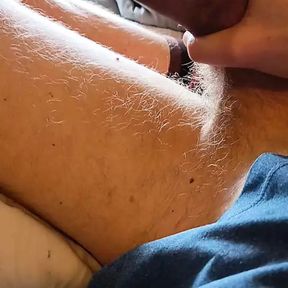 slow masturbating precum