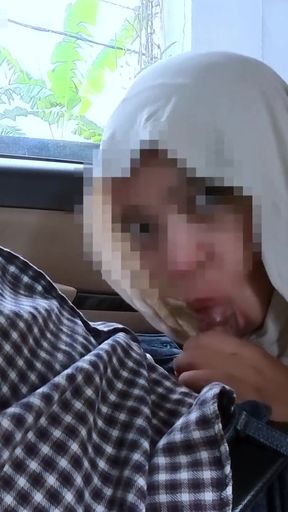 Powerful moment from &quot;Hijab Girl Cheat with Her Colleague Car and Got Cum In Mouth - Minokiiko&quot;