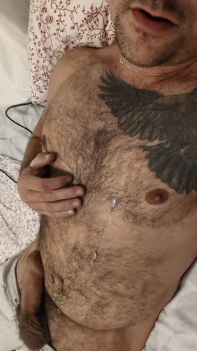 Wank in Spain after getting tattoed