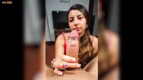 Handjob so good that he cums 3 times    (Abella Danger &mdash;  AmateurCollege &mdash;  Autumn Falls)
