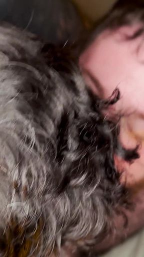 Hairy Stepdaddy Fucks My Fat Ass Raw and the Cameraman Joins in