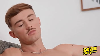 SEAN CODY - Tender Phoenix Leo Reveals His Wild Side And Shoots A Huge Load After Stroking His Curved Cock