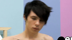 ”Dylan Scouville wanks his hard prick & blows a sexy load”